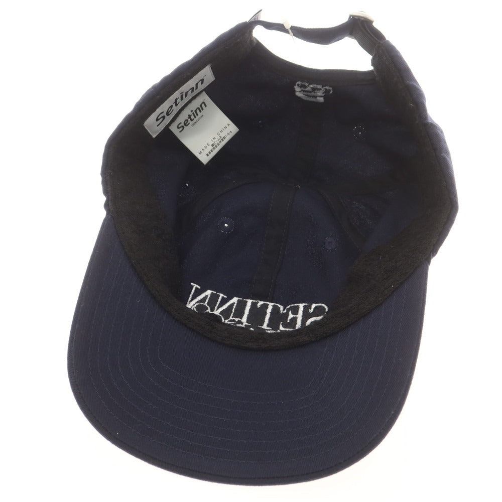 【中古】セットイン Setinn コットン キャップ ネイビー【 状態ランクB 】【 メンズ 】