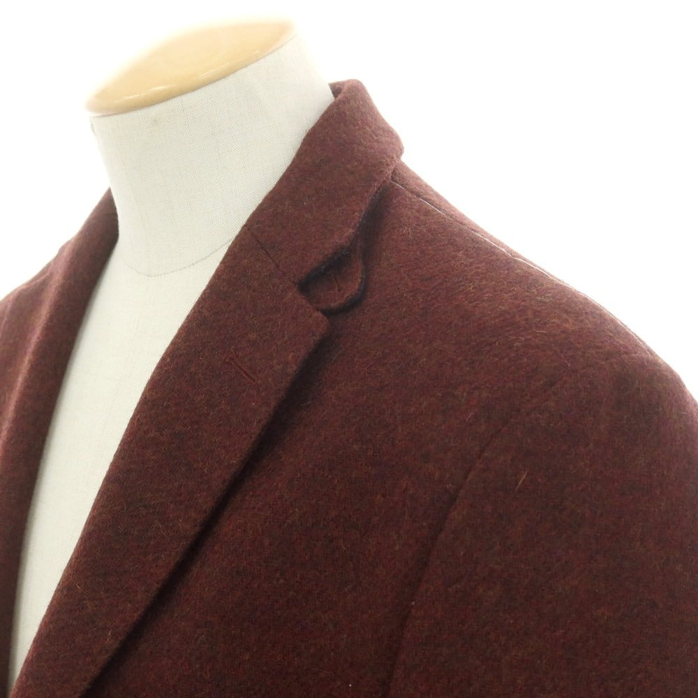 【中古】【未使用】ハケットロンドン HACKETT LONDON ツイードウール テーラードジャケット ブラウン【 40 】【 状態ランクS 】【 メンズ 】