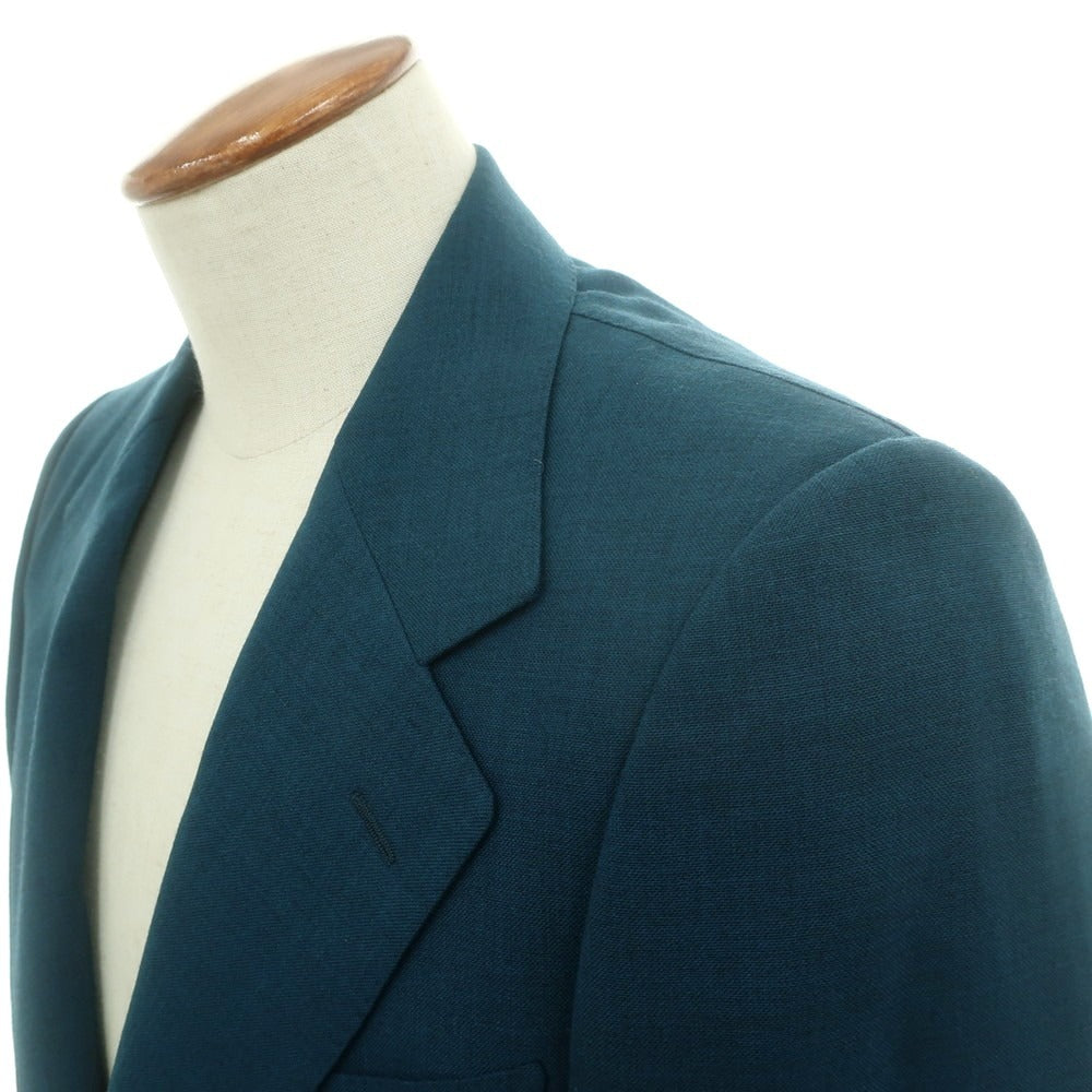 【中古】ソブリン SOVEREIGN ウール テーラードジャケット ダークブルーグリーン【 48 】【 状態ランクA 】【 メンズ 】