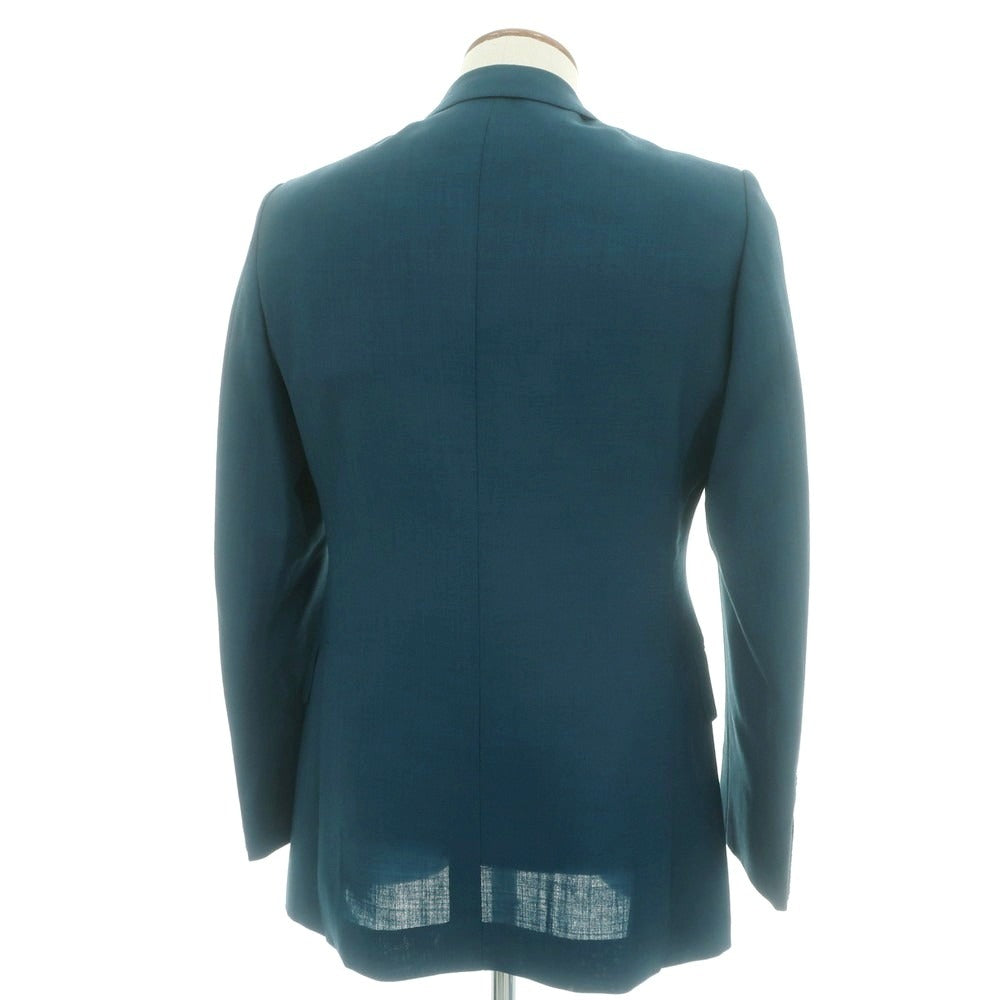 【中古】ソブリン SOVEREIGN ウール テーラードジャケット ダークブルーグリーン【 48 】【 状態ランクA 】【 メンズ 】