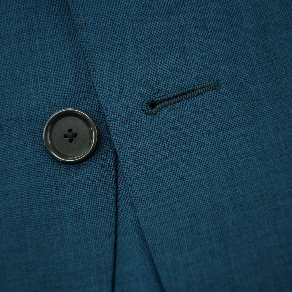 【中古】ソブリン SOVEREIGN ウール テーラードジャケット ダークブルーグリーン【 48 】【 状態ランクA 】【 メンズ 】