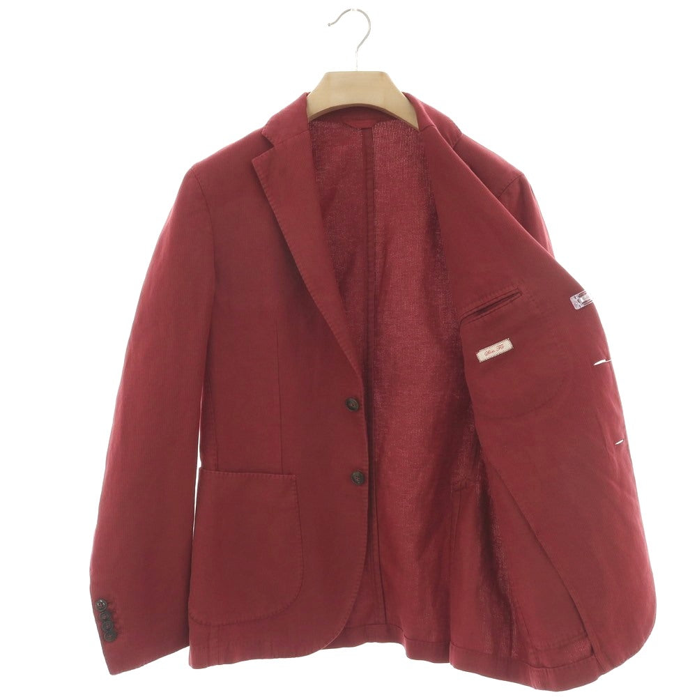 【中古】エルビーエム1911 L.B.M.1911 リネンコットン 2B カジュアルジャケット レッド【 50 】【 状態ランクA 】【 メンズ 】