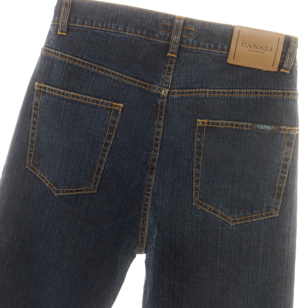 【中古】カナーリ CANALI ストレッチ コットン ジーンズ デニムパンツ ネイビー【 467 】【 状態ランクC 】【 メンズ 】