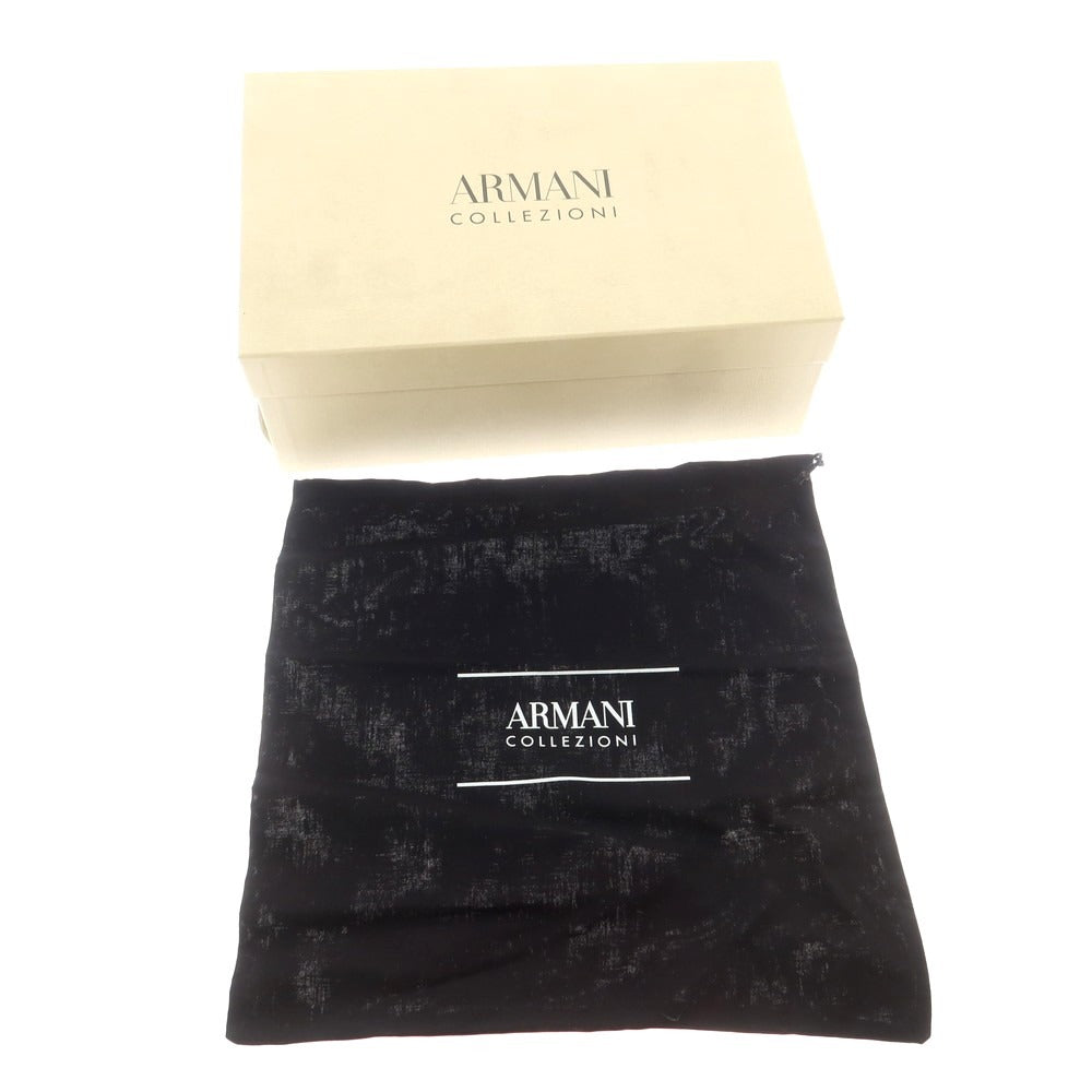 【中古】【未使用】アルマーニ コレッツォーニ ARMANI COLLEZIONI スエード ローカット スニーカー グレー【 40 】【 状態ランクS 】【 メンズ 】