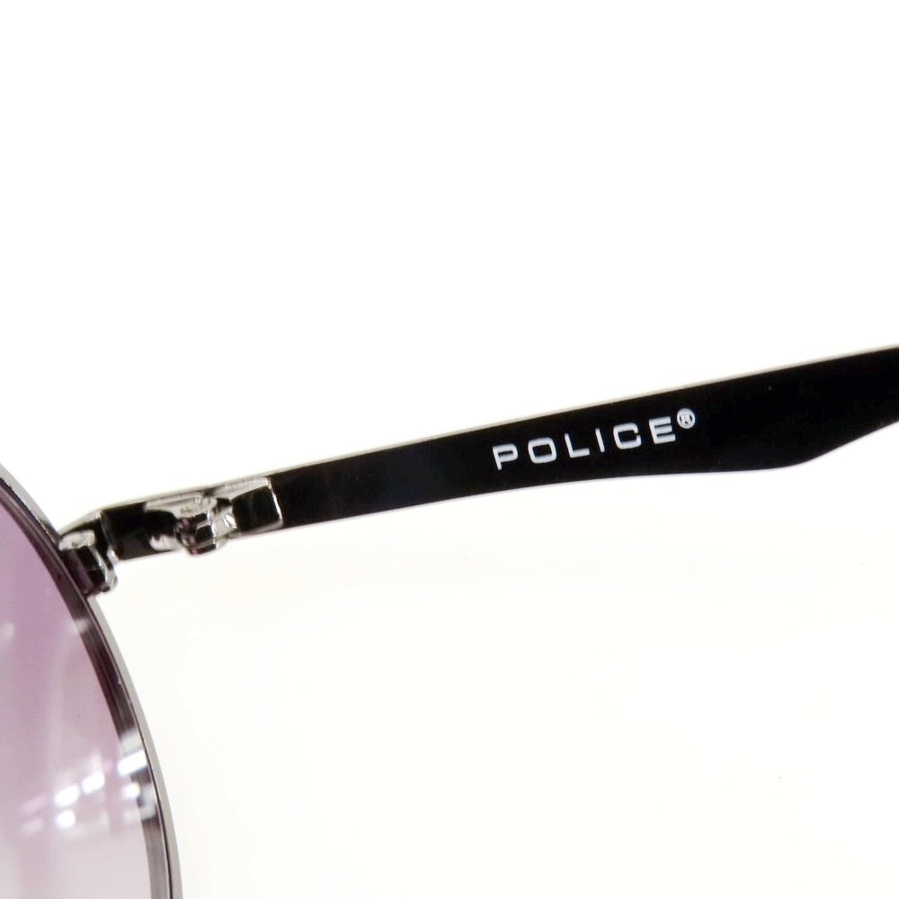 【中古】ポリス POLICE FLOW5 ティアドロップ サングラス ダークパープル系【 60□14 135 】【 状態ランクA 】【 メンズ 】