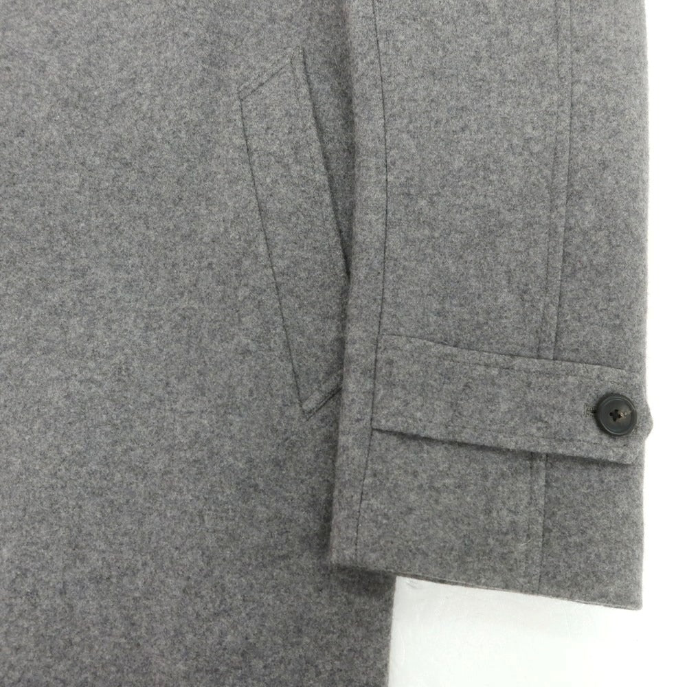 【中古】サイ Scye ウールナイロン ステンカラーコート グレー【 38 】【 状態ランクB 】【 メンズ 】