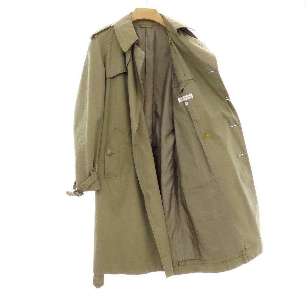 【中古】ドレステリア DRESSTERIOR コットン トレンチコート カーキ【 46 】【 状態ランクB 】【 メンズ 】