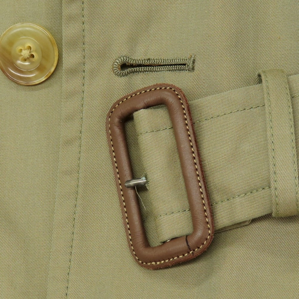 【中古】ドレステリア DRESSTERIOR コットン トレンチコート カーキ【 46 】【 状態ランクB 】【 メンズ 】