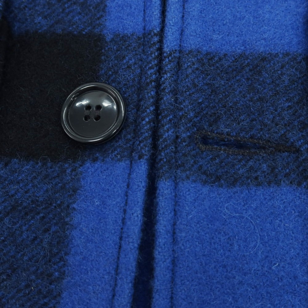 【中古】フィルソン FILSON ウール チェック ダブルマッキーノクルーザーブルゾン ブルーxブラック【 40 】【 状態ランクB 】【 メンズ 】