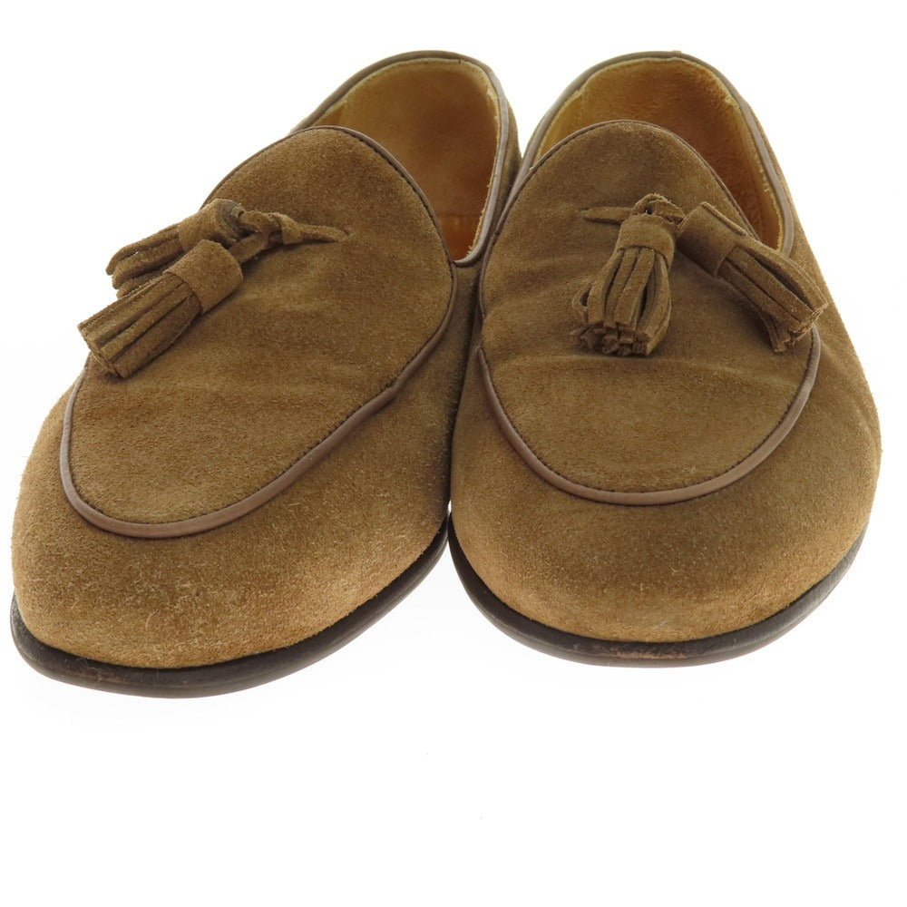 【中古】バーウィック BERWICK スエード タッセル ローファー ブラウン【 40 】【 状態ランクC 】【 メンズ 】