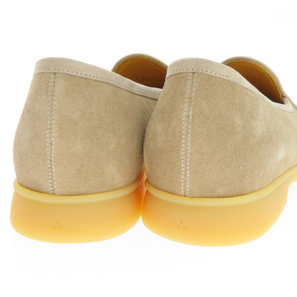 【中古】【未使用】ボードインアンドランジ Baudoin & Lange スエード ベルジャンシューズ ベージュ【 40 】【 状態ランクS 】【 メンズ 】