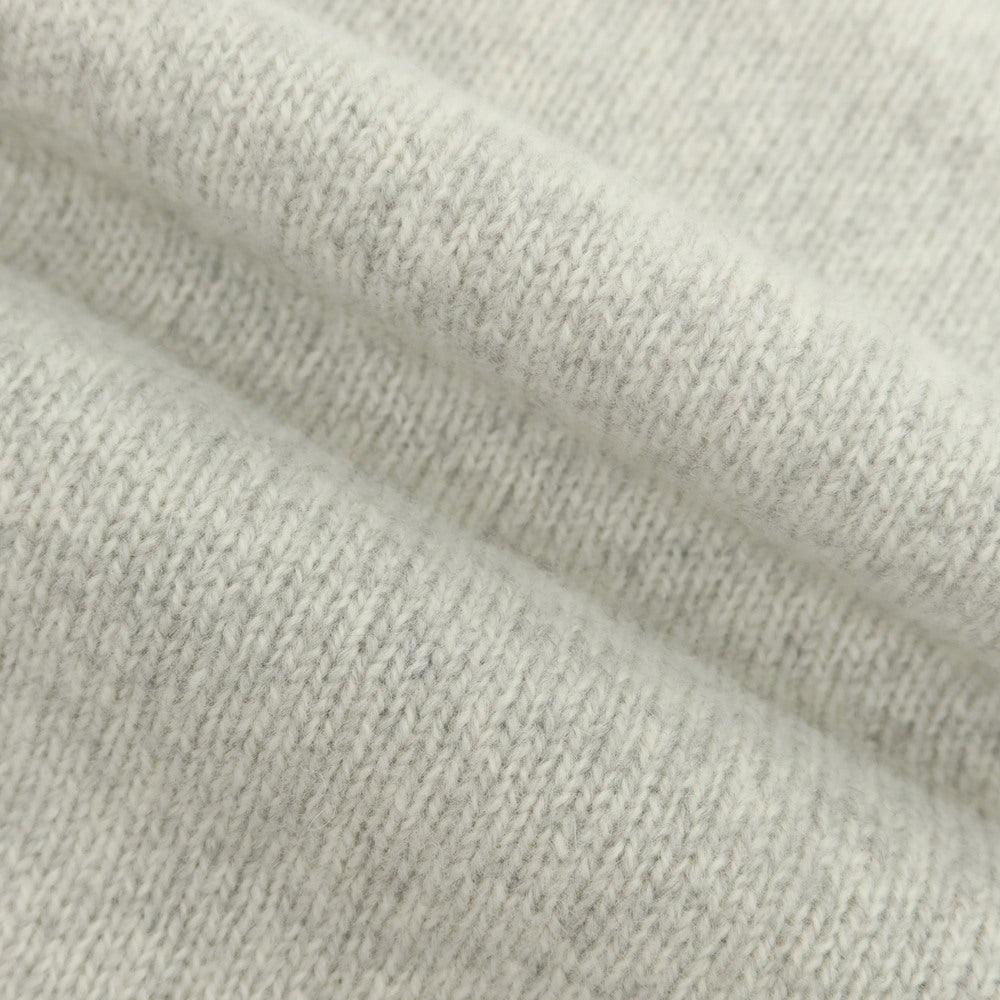 【中古】フィリッポ デ ローレンティス FILIPPO DE LAURENTIIS ウールカシミヤ クルーネック プルオーバーニット ライトグレー【 44 】【 状態ランクB 】【 メンズ 】