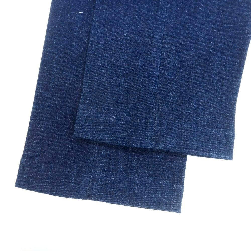 【中古】デヴォレ インチピット DEVORE Incipit ストレッチ コットン デニムスラックスパンツ ネイビーブルー【 46 】【 状態ランクB 】【 メンズ 】