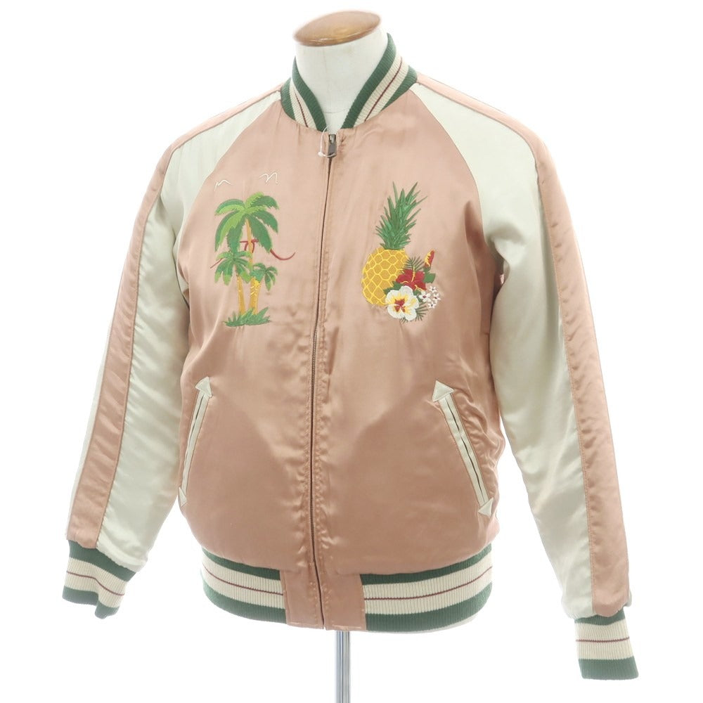 【中古】ティーエムティー T.M.T レーヨン スカジャン ピンク【 M 】【 状態ランクC 】【 メンズ 】