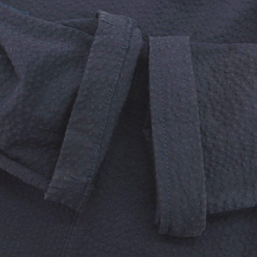 【中古】ジャンネット giannetto RIVIERA コットン シアサッカー 2B カジュアルジャケット ネイビー【 46 】【 状態ランクC 】【 メンズ 】