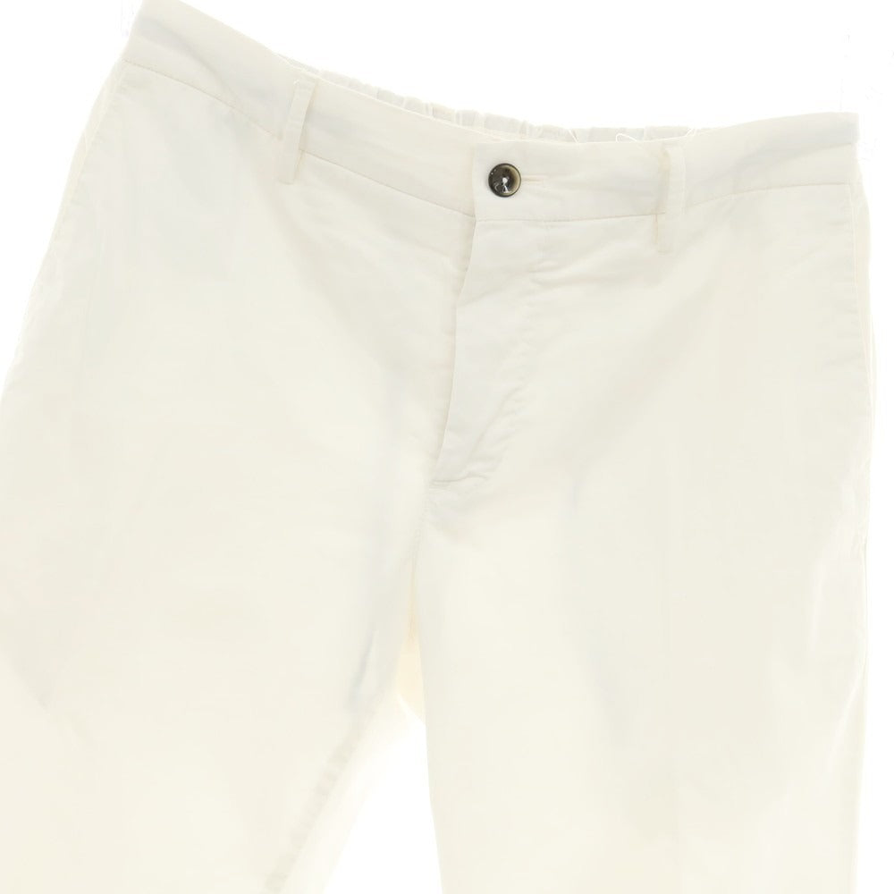 【中古】ピーティートリノ PT TORINO ストレッチ コットン イージースラックスパンツ ホワイト【 46 】【 状態ランクC 】【 メンズ 】