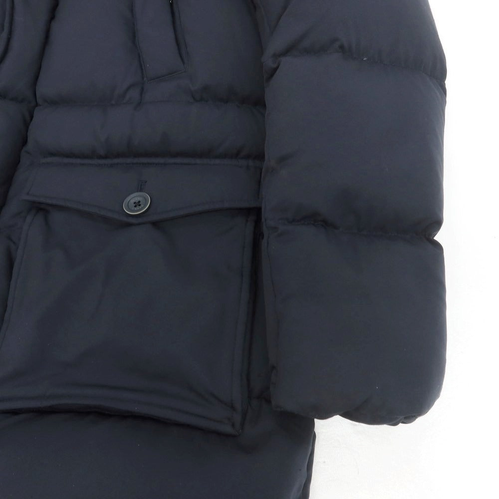 【中古】ヘルノ Herno ポリエステル ダウンコート ネイビー系【 52 】【 状態ランクC 】【 メンズ 】