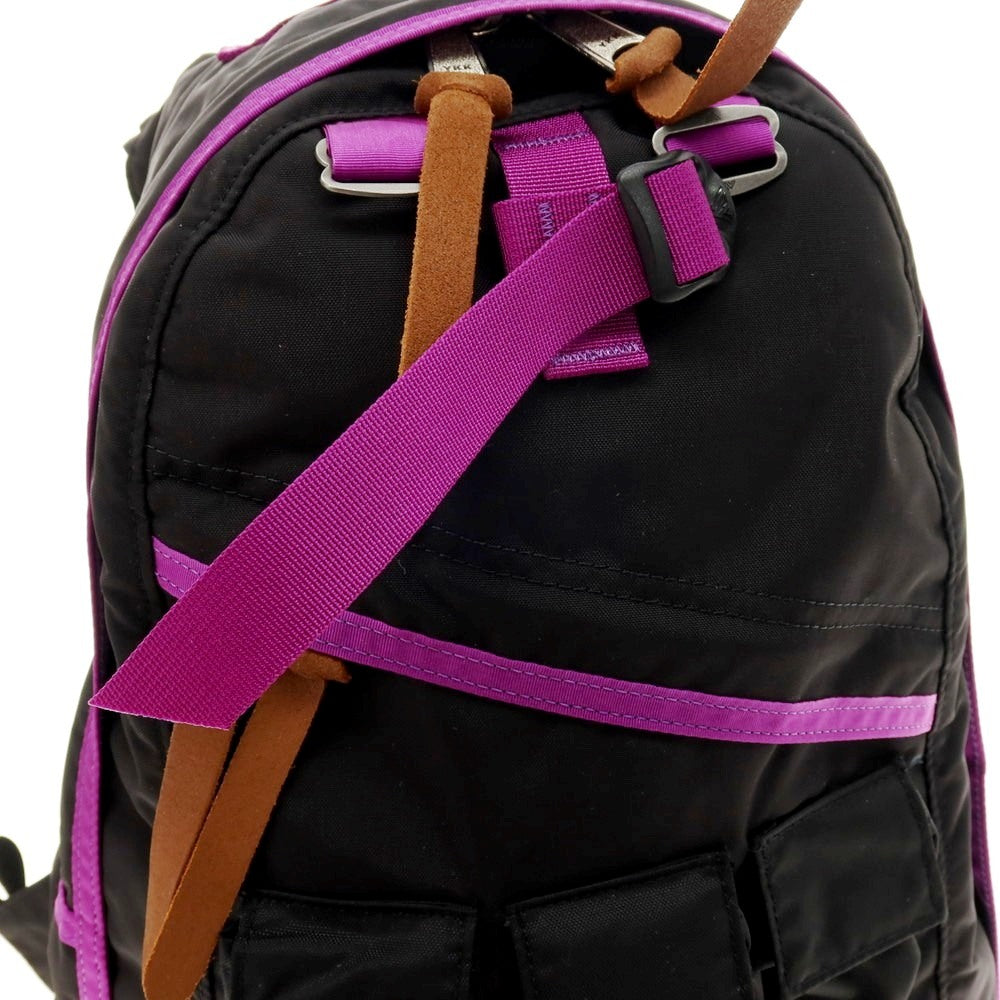【中古】ネクサスセブン NEXUSVII × GREGORY × GENERAL RESEARCH DAYPACK PARASITE コーデュラナイロン バックパック・リュック ブラックxパープル【 状態ランクA 】【 メンズ 】