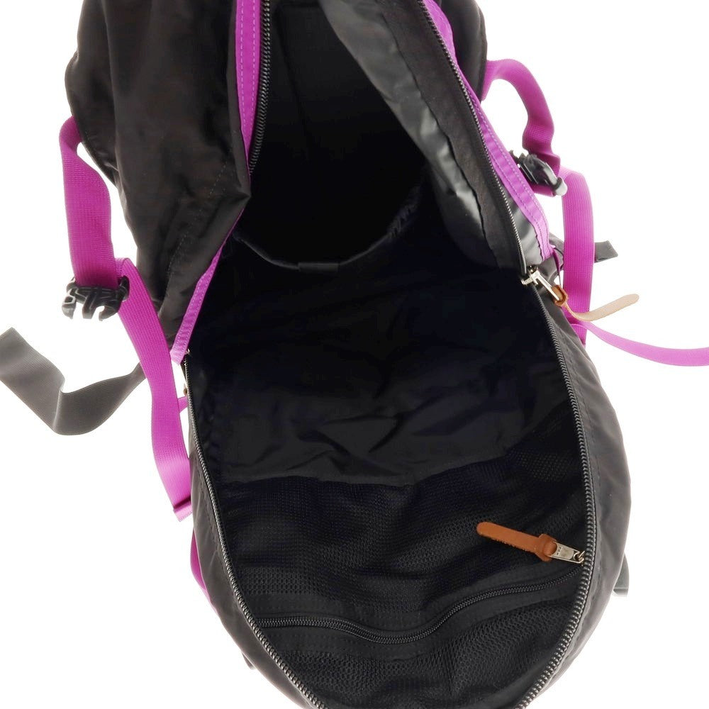 【中古】ネクサスセブン NEXUSVII × GREGORY × GENERAL RESEARCH DAY & HALF PACK PARASITE コーデュラナイロン バックパック・リュック ブラックxパープル【 状態ランクA 】【 メンズ 】