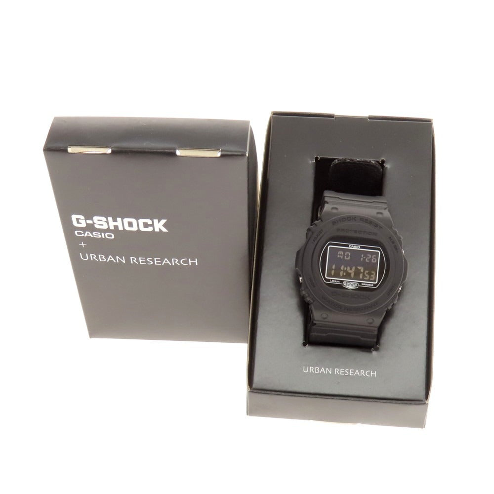 【中古】【未使用】ジーショック G-SHOCK URBAN RESEARCH別注 DW-5750 腕時計 ブラック【 状態ランクS 】【 メンズ 】