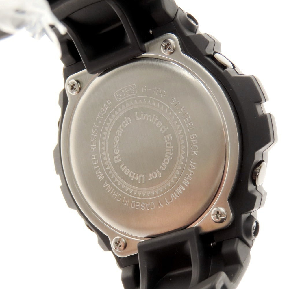 【中古】【未使用】ジーショック G-SHOCK URBAN RESEARCH別注 G-100 腕時計 ブラック【 状態ランクS 】【 メンズ 】