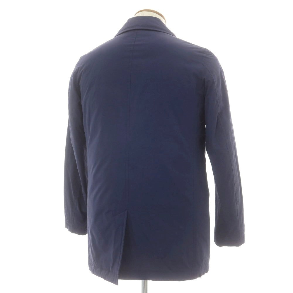 【中古】ミダ M.I.D.A. ポリエステルナイロン ダブルブレスト ダウンコート ネイビー【 46 】【 状態ランクB 】【 メンズ 】
