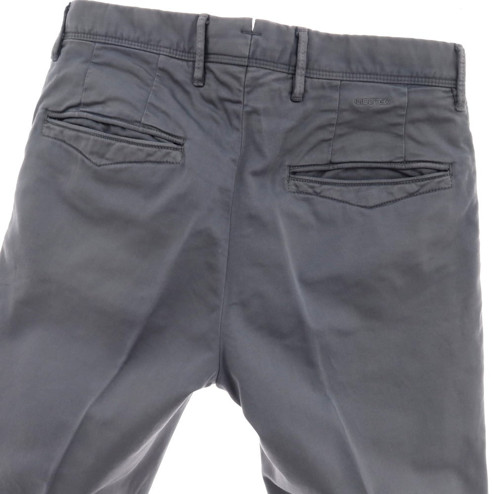 【中古】インコテックス スラックス INCOTEX SLACKS ストレッチ コットン カジュアルスラックスパンツ グレー【 29 】【 状態ランクC 】【 メンズ 】