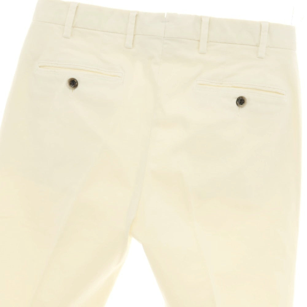 【中古】ジェルマーノ GERMANO ストレッチ コットン カジュアルスラックスパンツ クリーム【 44 】【 状態ランクB 】【 メンズ 】