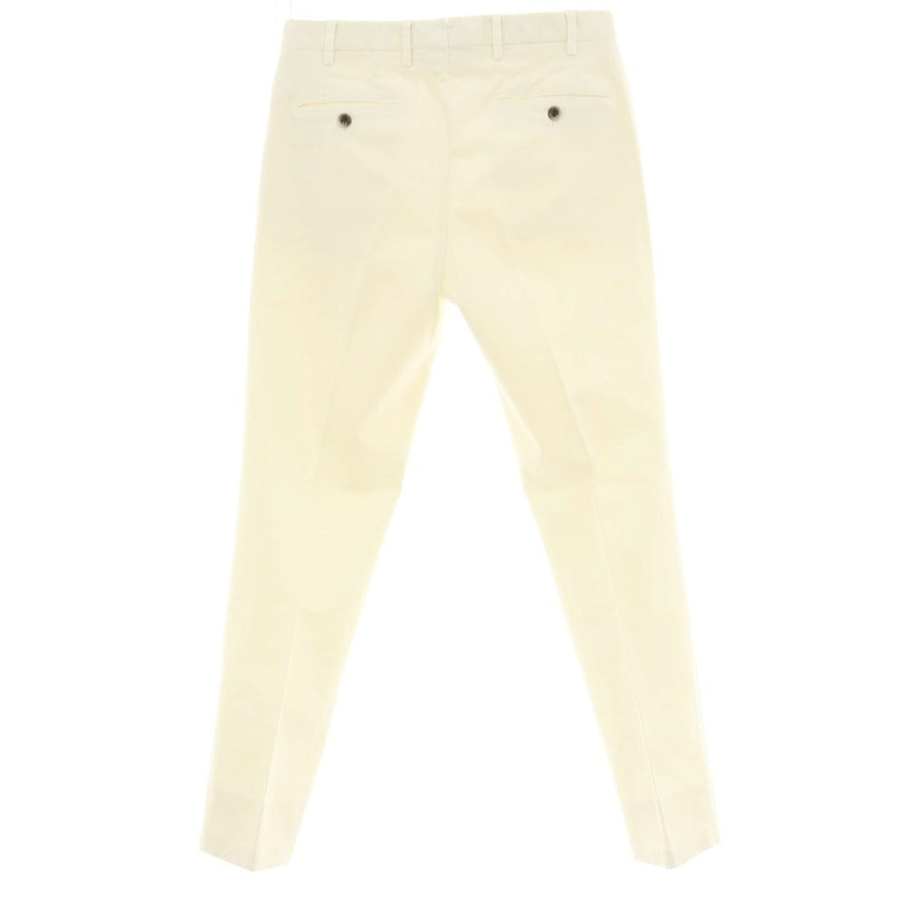 【中古】ジェルマーノ GERMANO ストレッチ コットン カジュアルスラックスパンツ クリーム【 44 】【 状態ランクB 】【 メンズ 】