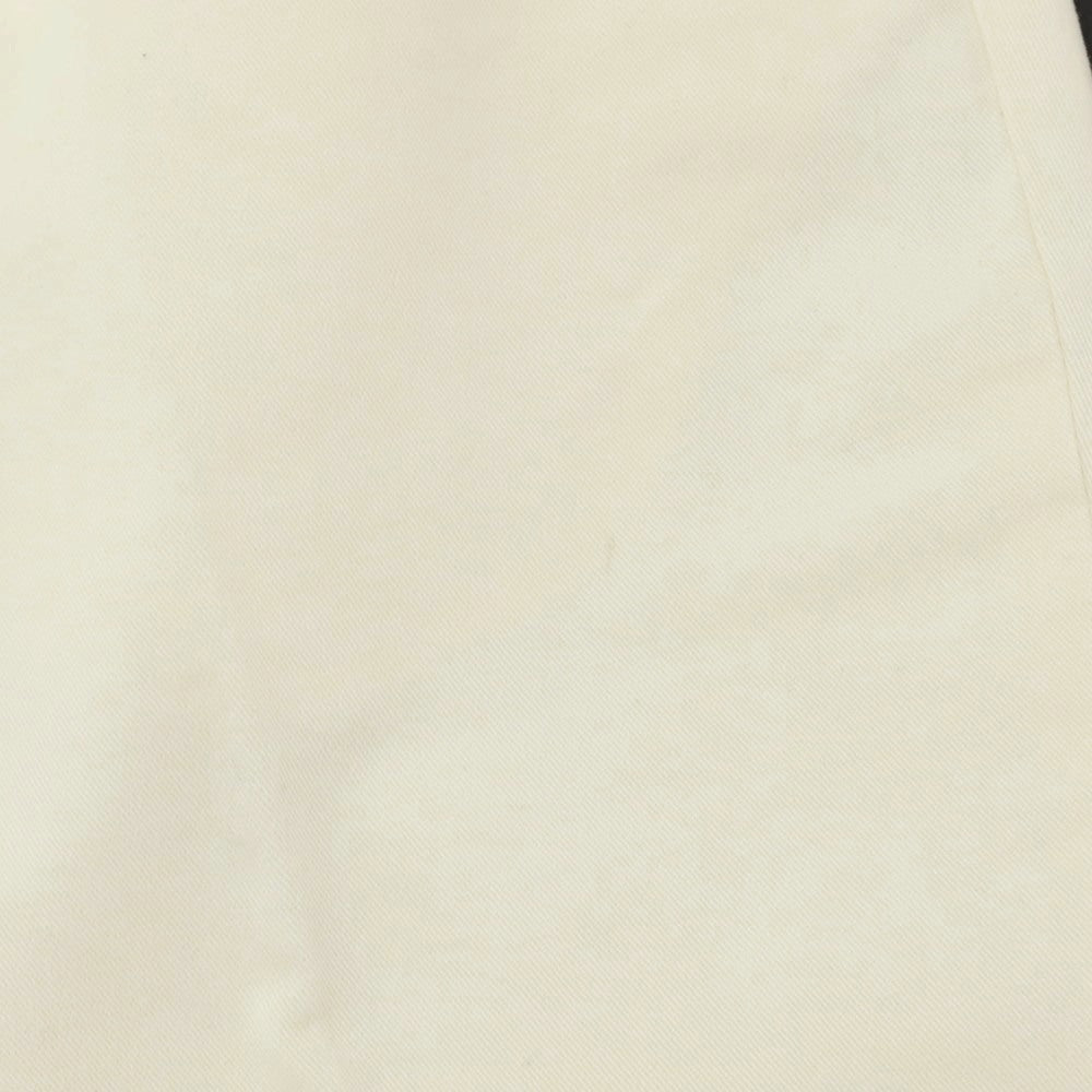 【中古】ジェルマーノ GERMANO ストレッチ コットン カジュアルスラックスパンツ クリーム【 44 】【 状態ランクB 】【 メンズ 】