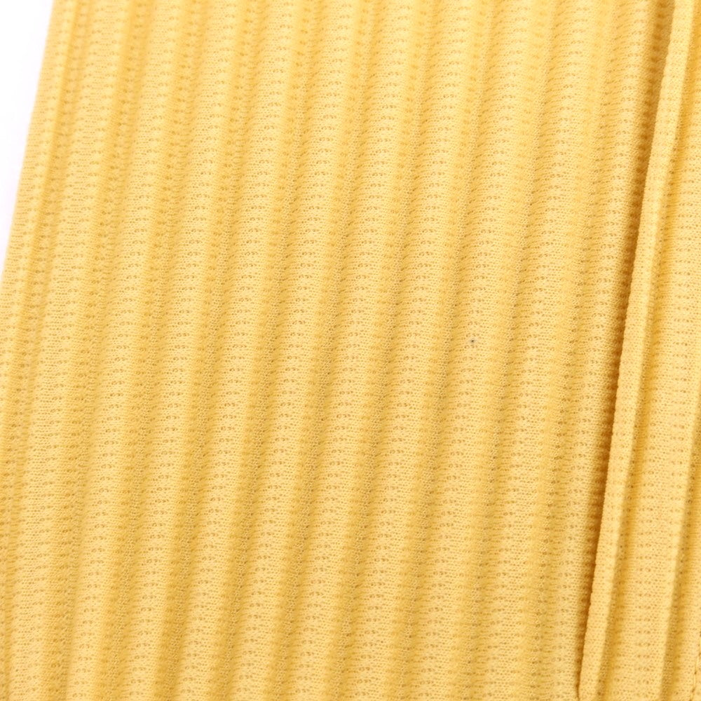 【中古】オム プリッセ イッセイミヤケ HOMME PLISSE ISSEY MIYAKE 2025年秋冬 プリーツ スタンドカラー ダブルジップ ジャージ イエロー【 表記なし(L位) 】【 状態ランクA 】【 メンズ 】