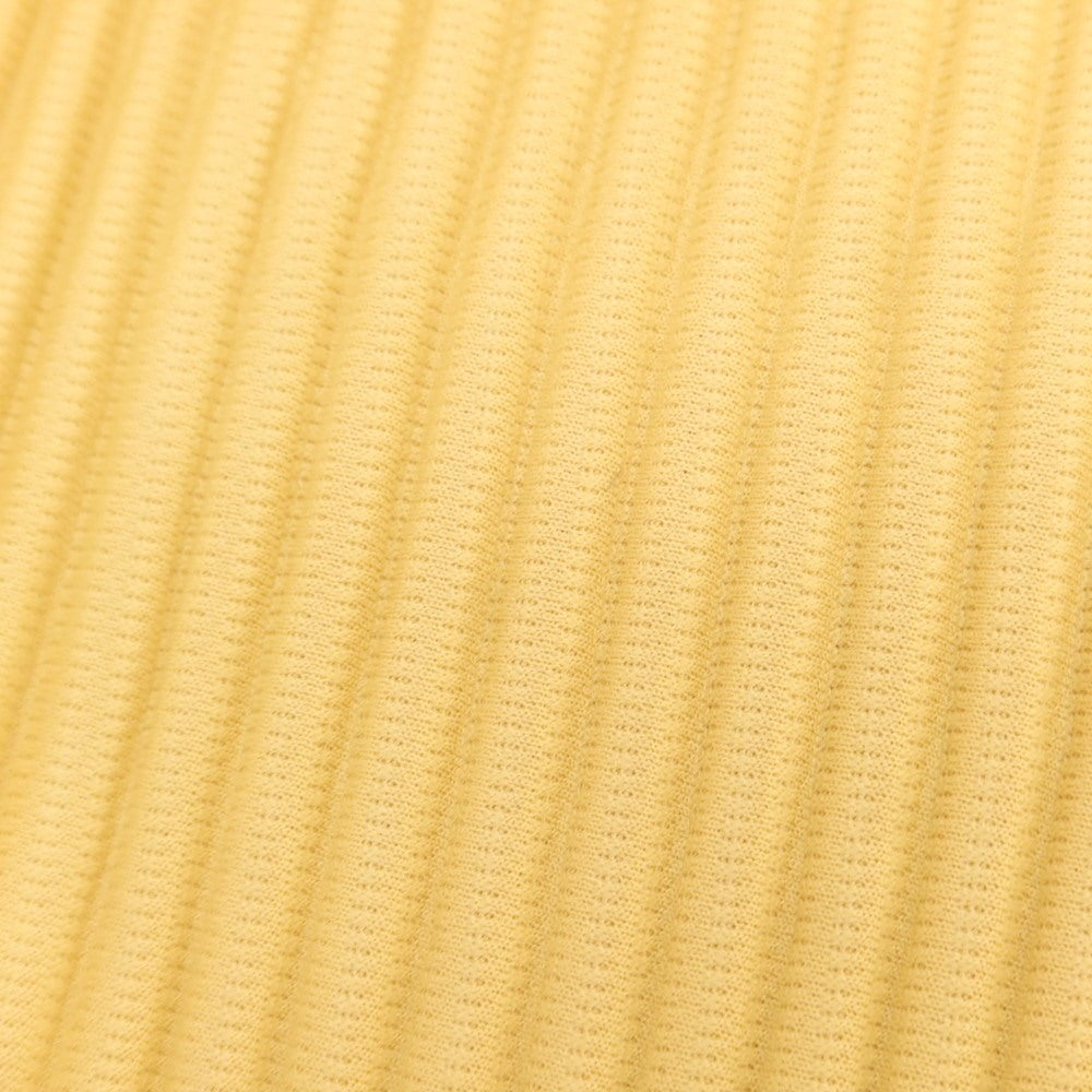 【中古】オム プリッセ イッセイミヤケ HOMME PLISSE ISSEY MIYAKE 2025年秋冬 プリーツ スタンドカラー ダブルジップ ジャージ イエロー【 表記なし(L位) 】【 状態ランクA 】【 メンズ 】