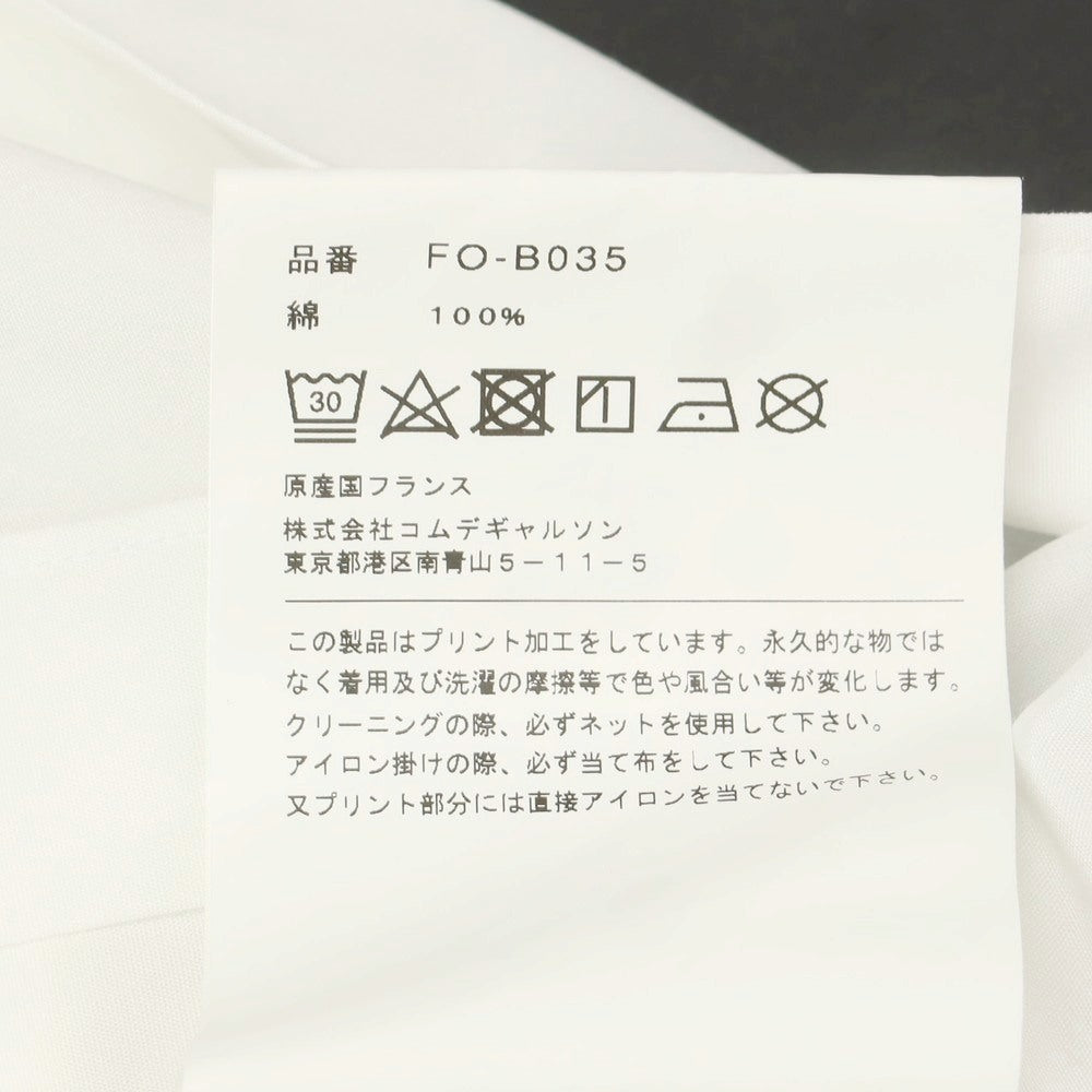 【中古】【未使用】コムデギャルソンシャツ COMME des GARCONS SHIRT 2025年春夏 × Disney コットン アシンメトリーヘム レギュラーカラー カジュアルシャツ ホワイト【 XS 】【 状態ランクS 】【 メンズ 】