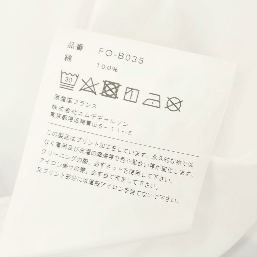 【中古】【未使用】コムデギャルソンシャツ COMME des GARCONS SHIRT 2025年春夏 × Disney コットン アシンメトリーヘム レギュラーカラー カジュアルシャツ ホワイト【 S 】【 状態ランクS 】【 メンズ 】