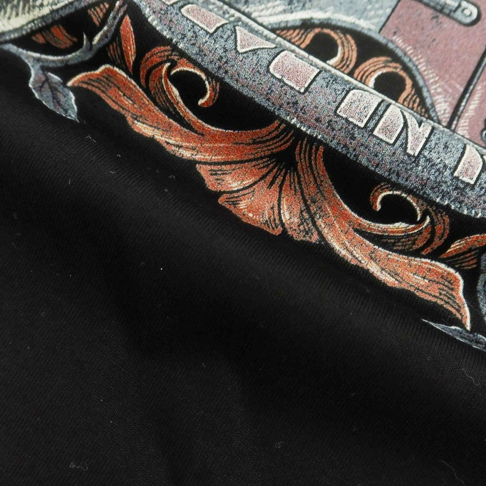 【中古】【未使用】ジュンヤワタナベ マン JUNYA WATANABE MAN 2025年春夏 SCORPIONS シルクスカーフ 半袖Tシャツ ブラック【 S 】【 状態ランクS 】【 メンズ 】