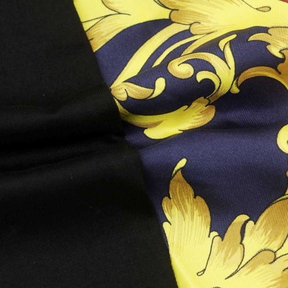 【中古】【未使用】ジュンヤワタナベ マン JUNYA WATANABE MAN 2025年春夏 SCORPIONS シルクスカーフ 半袖Tシャツ ブラック【 M 】【 状態ランクS 】【 メンズ 】