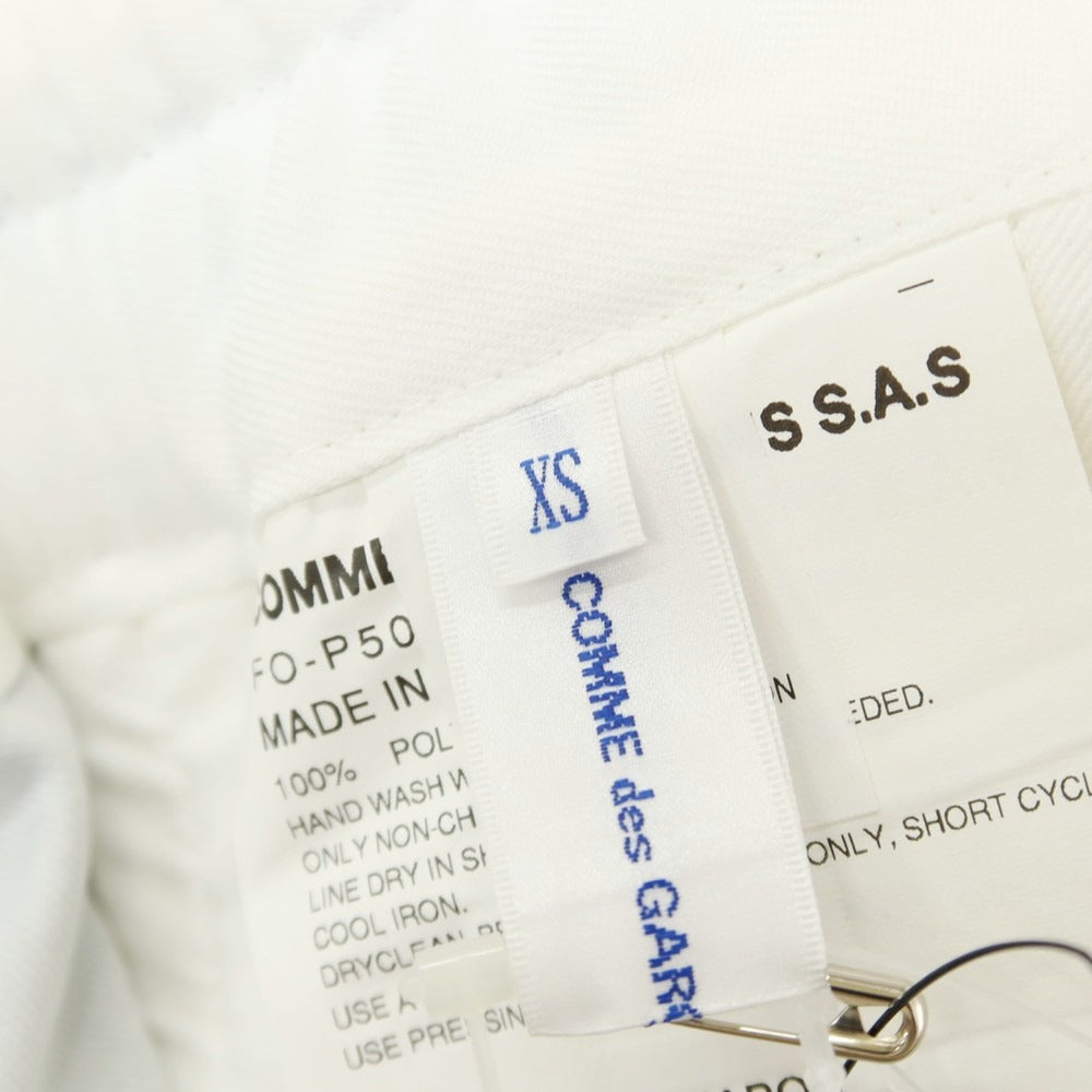 【中古】コムデギャルソンシャツ COMME des GARCONS SHIRT 2025年春夏 ペイント ポリエステル イージーパンツ オリーブ【 XS 】【 状態ランクA 】【 メンズ 】