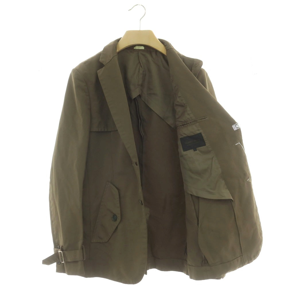 【中古】コムデギャルソン オムドゥ COMME des GARCONS HOMME DEUX 2020年春夏 ポリエステル セットアップ オリーブ【 M/M 】【 状態ランクC 】【 メンズ 】