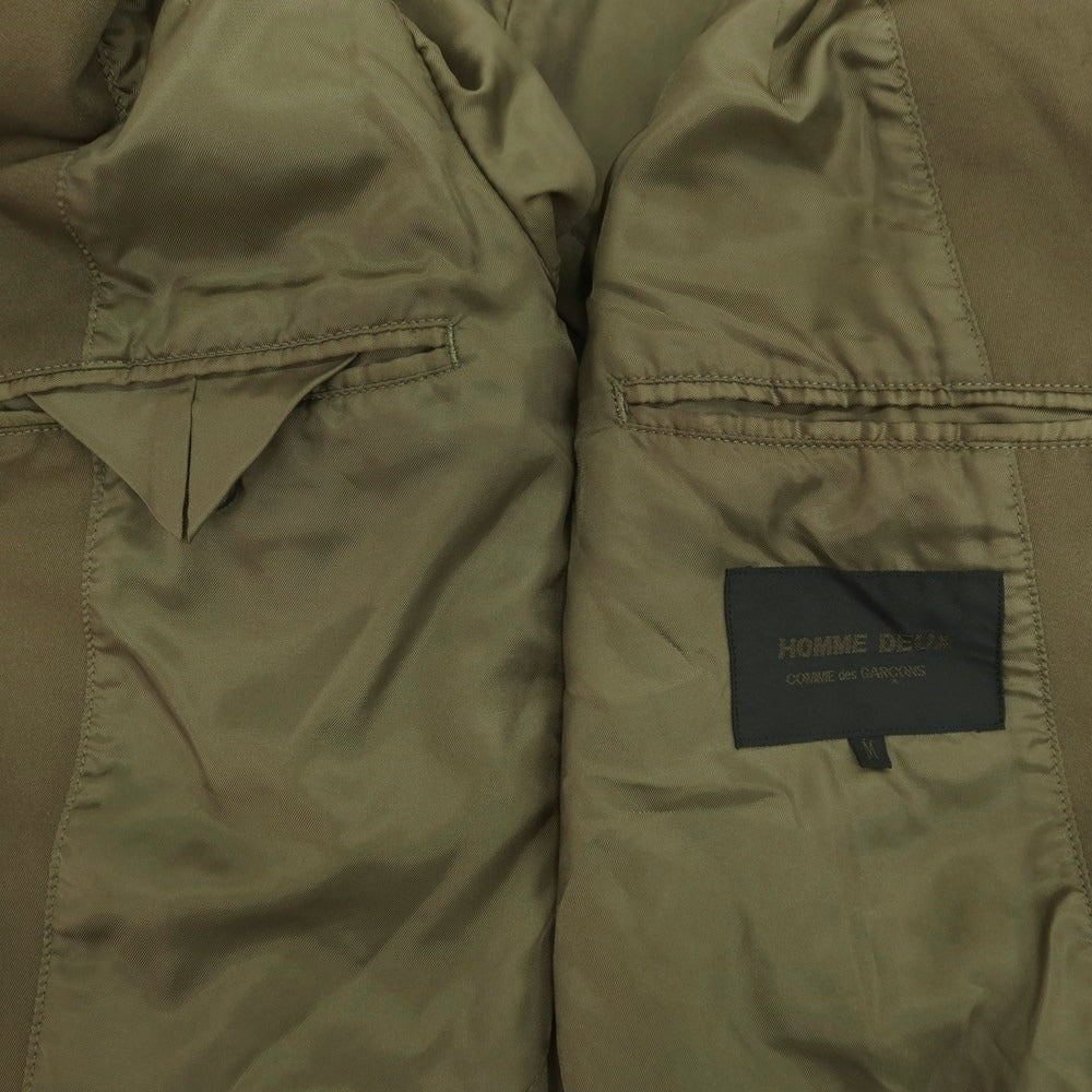 【中古】コムデギャルソン オムドゥ COMME des GARCONS HOMME DEUX 2020年春夏 ポリエステル セットアップ オリーブ【 M/M 】【 状態ランクC 】【 メンズ 】