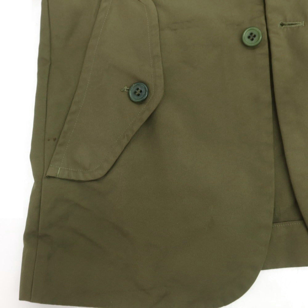 【中古】コムデギャルソン オムドゥ COMME des GARCONS HOMME DEUX 2020年春夏 ポリエステル セットアップ オリーブ【 M/M 】【 状態ランクC 】【 メンズ 】