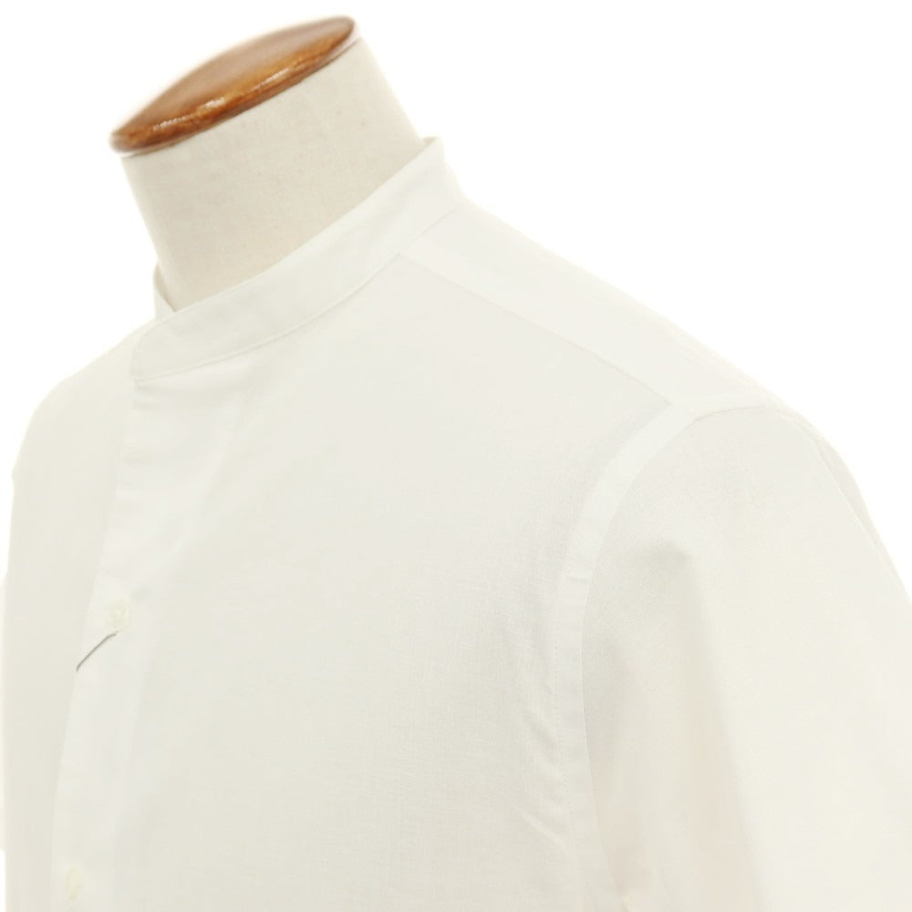 【中古】【未使用】ア デイ イン ザ ライフ ユナイテッドアローズ a day in the life united arrows コットンリネン 半袖シャツ ホワイト【サイズM】【 状態ランクS 】【 メンズ 】