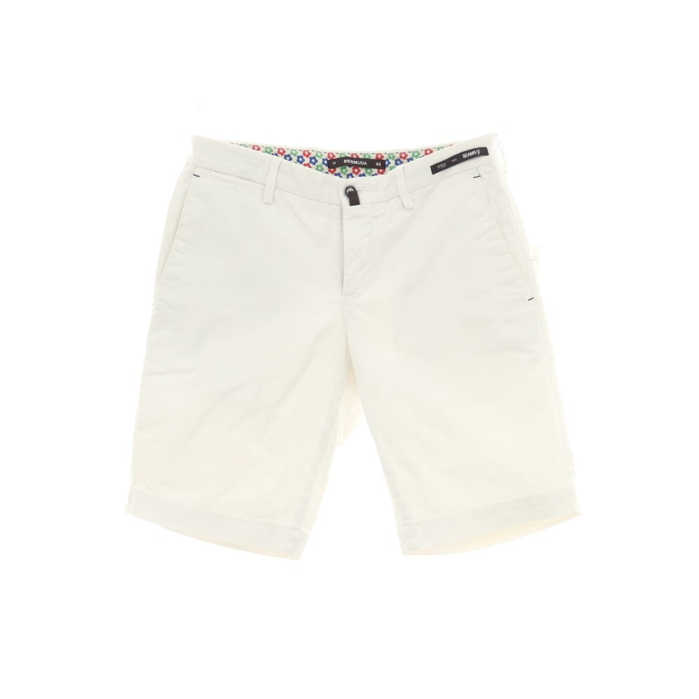 【中古】ピーティーゼロウーノ PT01 BEAMS F別注 コットン ショートパンツ ホワイト【 44 】【 状態ランクB 】【 メンズ 】