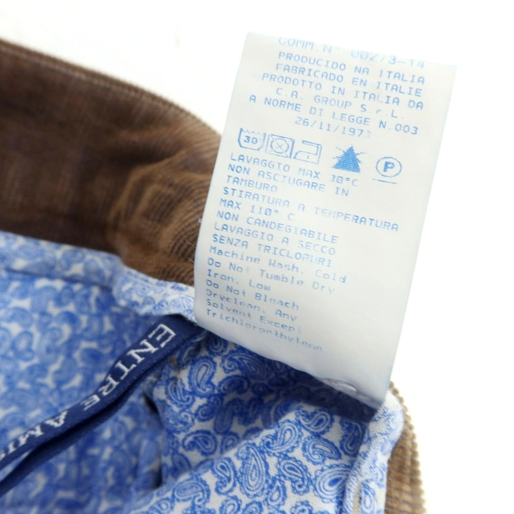 【中古】アントレアミ ENTRE AMIS ストレッチ コーデュロイパンツ ブラウン【 31 】【 状態ランクB 】【 メンズ 】