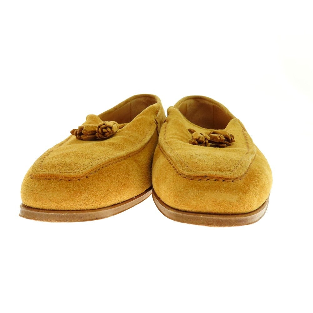 【中古】ディメッラ DI MELLA SHIPS別注 スエード タッセル ローファー ライトブラウン【 39 】【 状態ランクB 】【 メンズ 】