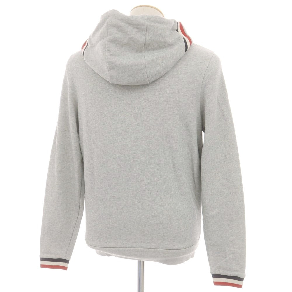 【中古】モンクレール MONCLER コットン スウェット ダブルジップ パーカー グレー【 S 】【 状態ランクB 】【 メンズ 】