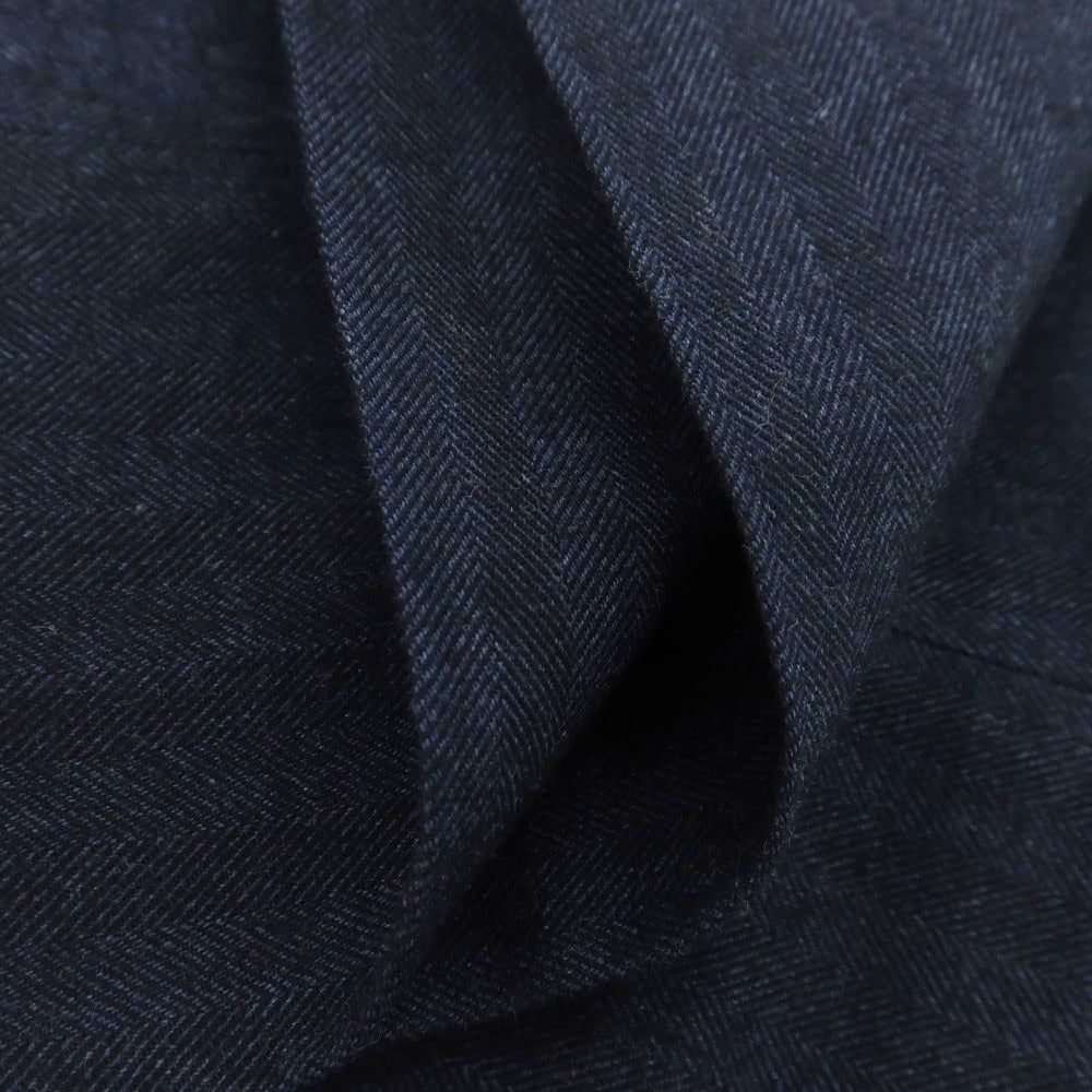 【中古】ルイジ ボレッリ Luigi Borrelli ストレッチコットン カジュアルスラックスパンツ ネイビー【 44 】【 状態ランクB 】【 メンズ 】