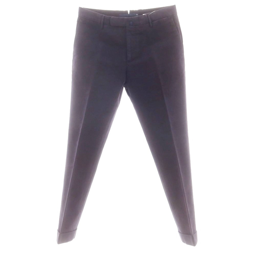 【中古】インコテックス INCOTEX ストレッチコットン カジュアルスラックスパンツ ネイビー【 46 】【 状態ランクC 】【 メンズ 】