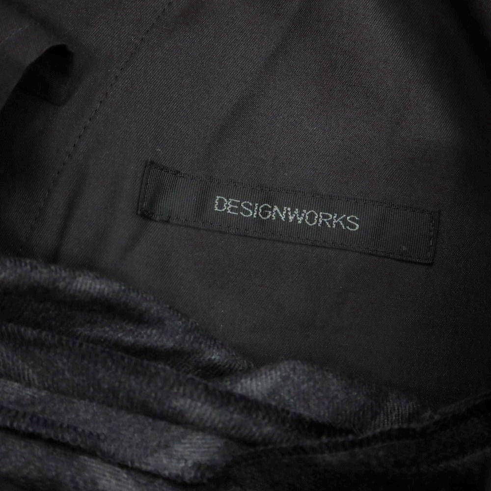 【中古】デザインワークス DESIGNWORKS ウール ストライプ カジュアルスラックスパンツ グレー【 46 】【 状態ランクB 】【 メンズ 】