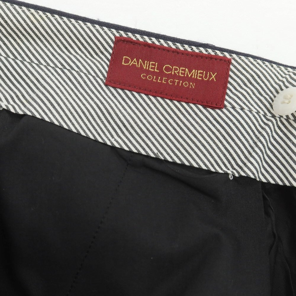 【中古】ダニエルクレミュ DANIEL CREMIEUX ウール ストライプ カジュアルスラックスパンツ ネイビーxベージュ【 40 】【 状態ランクB 】【 メンズ 】