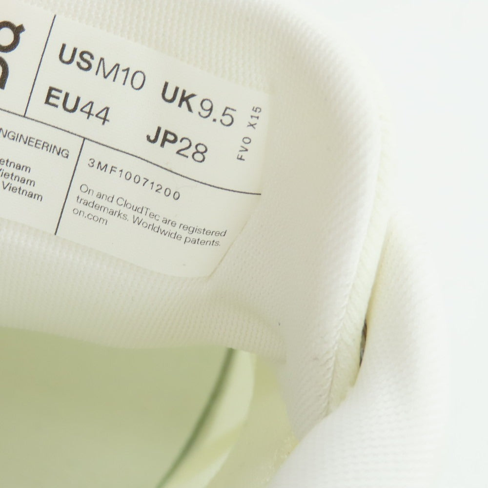 【中古】オン On CLOUD 6 スニーカー ホワイト【 27 】【 状態ランクA 】【 メンズ 】